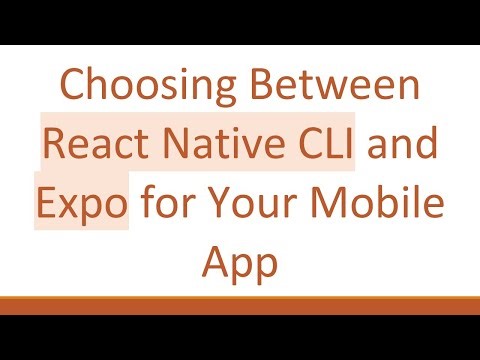 Choosing Between React Native CLI and Expo for Your Mobile App