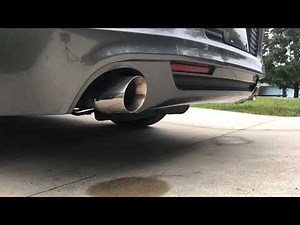 3.7 V6 Mustang Muffler Delete Before and After