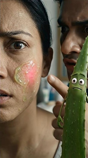 Stop Using Aloe Vera Like This ❌ Your Skin Will Regret It 😨#shorts #viral