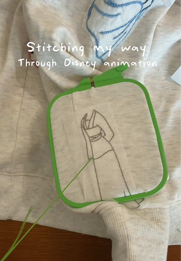 Hand Embroidered Mulan Sweater Tutorial | Disney Embroidery