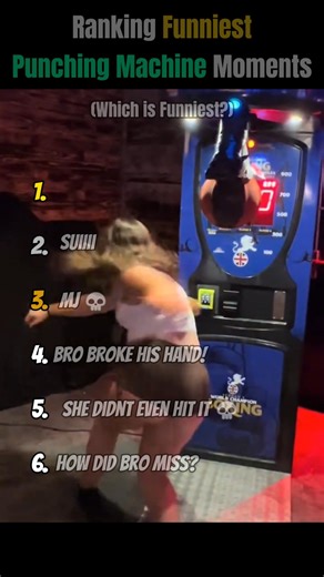 The funniest Punching Machine Moments