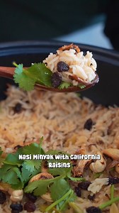 Malaysian Style Nasi Minyak Raisins, nak buat ni tak susah, cumanya ada banyak bahan sahaja, tapi once korang makan, 🥰memang korang tak ingat apa dah sebab sedap sangat, bila masukkan California Raisins yang juicy yang banyak khasiat. Sangat sangat sedap, korang cuba tau nanti! 🥰😍 Ingredients: •⁠ ⁠California Raisins x 1⁄4 cup •⁠ ⁠Basmati rice x 3 cups •⁠ ⁠Water x 3 1/2 cups •⁠ ⁠Evaporated creamer x 1 cup •⁠ ⁠Ghee x 3 tbsp •⁠ ⁠Cooking oil x 2 tbsp •⁠ ⁠Red onions x 1⁄2 pcs •⁠ ⁠Garlic x 3 cloves