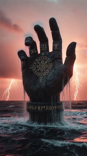 Reality glitches when the sea wakes up. #AIArt #SurrealScene #MindBend