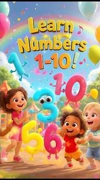 Learn Numbers 1 to 10 with Fun Dancing Numbers & Kids! Sing Along Counting Song