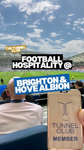 206K views · 3.8K reactions | Checking out Brighton & Hove Albion’s The Tunnel Club ⚽️ #paidpartnership #football #americanexpressstadium #premierleague #hospitality #vip #review | The Padded Seat | Facebook