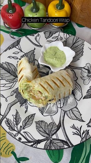 Tandoori Chicken Wrap Recipe | Street Style Chicken Wrap | Easy Lunch Idea