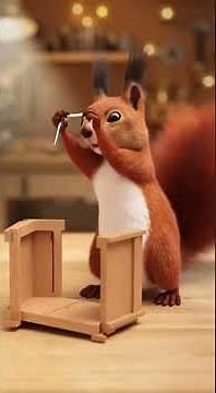Funniest Squirrel Moment Caught on Camera 😂🐿️ #viral #funny #shortvideo #sora2