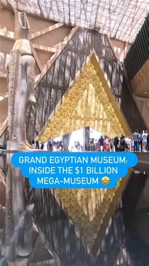 1M views · 18K reactions | After more than 20 years of construction, the Grand Egyptian Museum in Giza finally opens in full on November 1. It is the world’s largest archaeological museum dedicated to a single civilization. Would you like to visit? #dwtravel #GrandEgyptianMuseum #giza | DW Travel | Facebook
