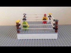 Como hacer un ring de lucha libre de lego
