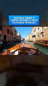 Google’s Genie 3 can now turn text prompts into playable 3D worlds. They run at 720p, 24 fps, and you can explore them in real time. #artificialintelligence #ai | Digital Trends