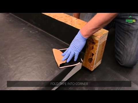 How to Install a Rubber Flat Roof - Part 4 - Upstands and Wall Flashing Details