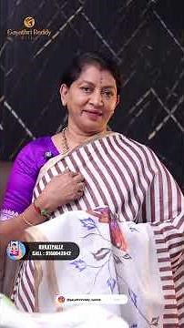 Linen Cotton SAREES | #GayathriReddy |