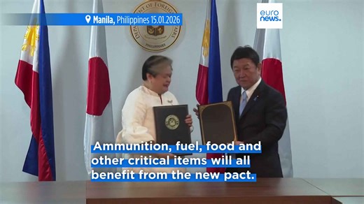 Japan and the Philippines sign defence pact to counter 'growing China threat'