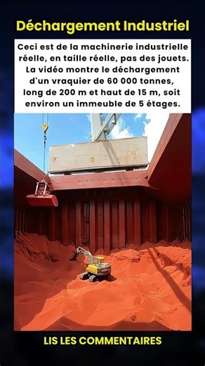Comment un navire de 60 000 tonnes est-il déchargé ? 🏗️🚢