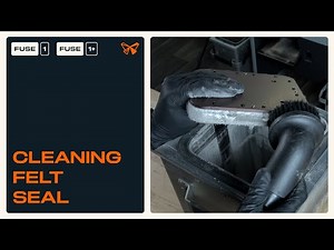 How to Clean the Build Chamber Print Bed Felt Seal | Fuse 1 Maintenance