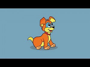 Cute Dog or Puppy Vector Design in Adobe illustrator in 10 minutes