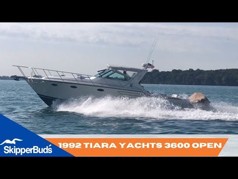 1992 Tiara Yachts 3600 Open Yacht Tour SkipperBud's