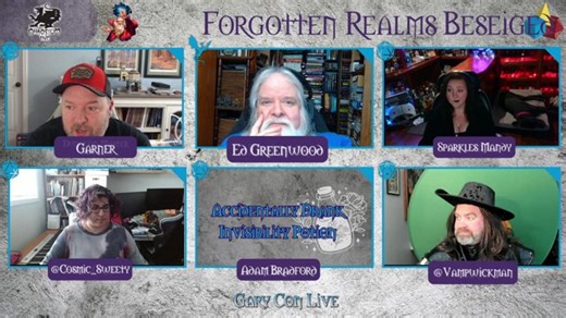 Gary Con Live presents: The Forgotten Realms Besieged With Ed Greenwood!