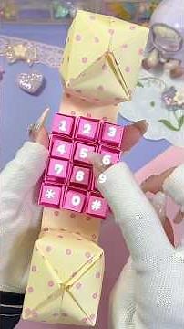 ポチポチ！電話プッシュポップの作り方☎️💓#折り紙 #電話プッシュ #プッシュポップ #popit #origami