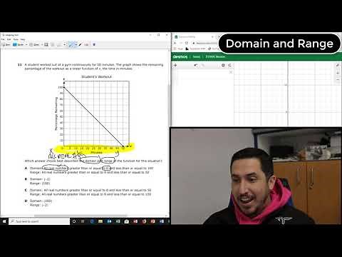 Domain & Range: How to Pass Algebra 1 STAAR Test. Easiest. Fastest. Quickest. Step 2 of 6