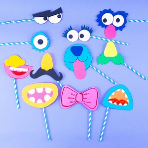 200K views · 8.7K reactions | Let's make some silly face accessories for the classroom or party time! 拾浪 | Super Simple | Facebook