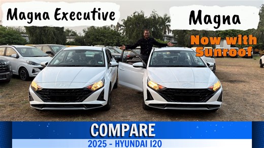 4.9K views · 25 reactions | New Model Comparison HYUNDAI I20 MAGNA EXECUTIVE vs MAGNA ! 2025 Latest Features ! Which is Best ??? | Car Duniya | Facebook