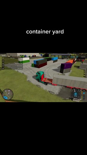Modded Forklift in New Container Yard - Farming Simulator 22