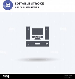 Home Theater icon vector, filled flat sign, solid pictogram isolated on white, logo illustration. Home Theater icon for presentation Stock Vector Image & Art - Alamy