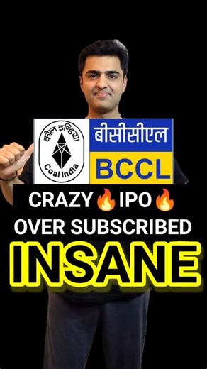 Anshul Walia on Instagram: "BCCL IPO OverSubscribed PSU Ever..!! . . . . #bccl #ipo #subscribe #oversubscribed"