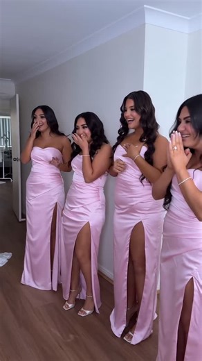 Wedding Dresses Gallery on Instagram: "One of the most heartwarming moments of the morning? This reveal. 💫⁠ It’s not just the bride who’s been dreaming of this day — her bridesmaids have too. They’ve pictured this moment for years: guessing the dress, the hairstyle, the magic in every little detail. ✨⁠ ⁠ Photographer and Videographer: @mophotographystudio⁠ Content creator: @capturedbts⁠ Entertainment: @cdarzentertainment @falah_sharaf @lahoudhadchiti⁠ Event planning & Florals: @eventsbytaylorjo