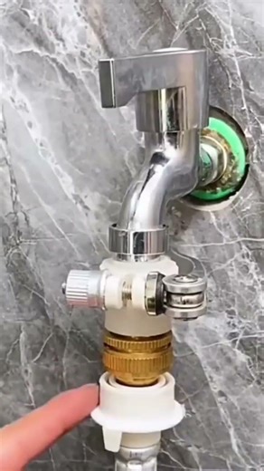 How to easily install a universal hose connector to your faucet