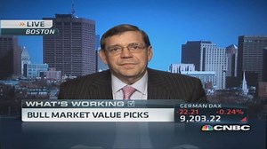 Stock picks from Delphi Management.