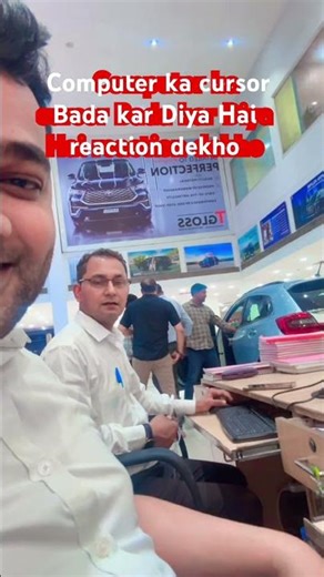 Computer ka cursor Bada kar Diya #ytshorts #funny