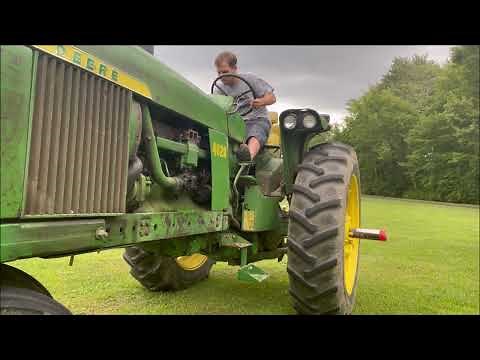 How to start a John Deere 4020 1967