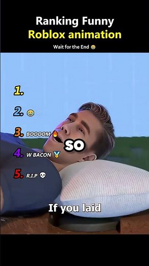 Ranking Funny Roblox Animation part 14 #shorts