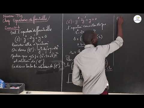 Exercices - Terminale S2 - Mathématiques : Équations Différentielles / Suite 1 / M. Boye