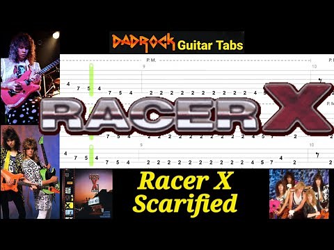Scarified - Racer X - Guitar + Bass TABS Lesson