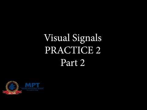 Visual Communications (Flashing Light): PRACTICE 2 part 2