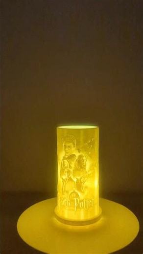 Creating a magical Harry Potter night light✨#harrypotter #nightlight #3dprinting #diyproject #wizard