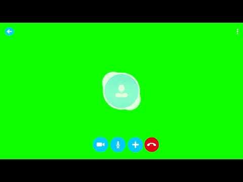 Skype Chamada de Vídeo Chroma Key (Skype Video Call Green Screen)
