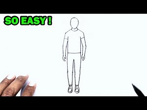 How To Draw A Man Step By Step | Body Drawing