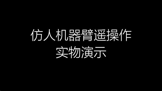 人形机器人遥操作