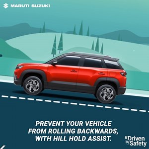 18K views · 2K reactions | The Hill Hold Assist is a feature that prevents rollback on an incline by holding the brakes while you switch between the brake and acceleration pedals. Make sure you're always safe while driving up a slope with Hill Hold Assist. Follow Maruti Suzuki to know more about Safety features. #MarutiSuzuki #SaferCarsForlndia #SaferDriversForlndia #DrivenBySafety | Maruti Suzuki | Facebook