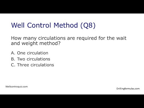 Well Control Method (Q8)