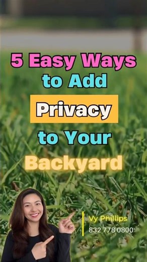 5 Ways To Add Backyard Privacy 🌿