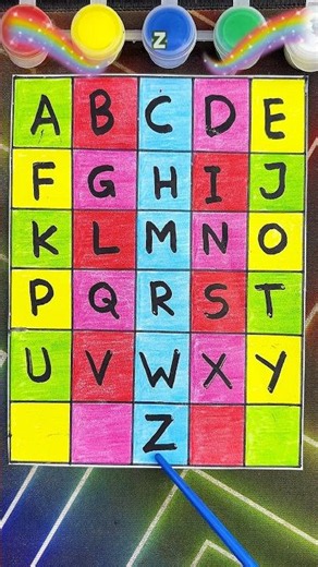 ABC Color Hunt 🌈✨ #kidslearning #preschool #shorts
