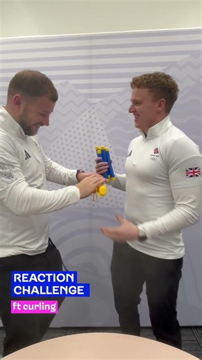 How quick are the curlers' reactions? #TeamGB #Curling #MilanoCortina2026