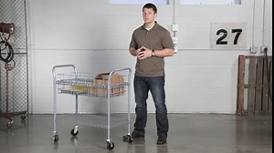 Safco 5236GR Wire Mail Cart Holds 150 Legal Folders, Sold Separately, Gray