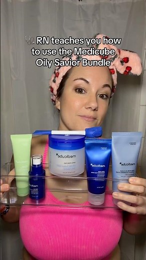 How to use the Medicube Acne Bundle #skincare #acneskincareroutine #selfcare