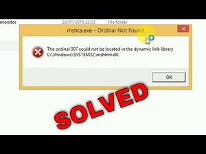 How to Fix All mshtml dll, Mshta Exe Files Missing Error In Windows 1087 100% Works